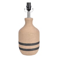 Ty Pennington Tan Rope Lamp Base, 16.5"