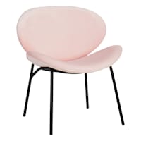 Tiny Dreamers Kids Mini Jagger Accent Chair, Pink