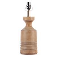 Honeybloom Brown Textured Medium Table Lamp Base, 17"