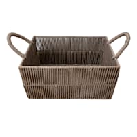 Brown Paper Storage Basket, Small