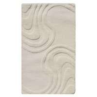 (A492) Crosby St. Lagon Ivory High-Low Accent Rug, 2x4