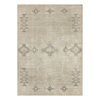 (B857) Honeybloom Astrid Printed Washable Area Rug, 5x7