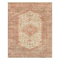 (B858) Honeybloom Rune Red Multi Area Rug, 8x10