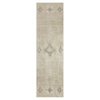 (B857) Honeybloom Astrid Printed Washable Runner, 2x7