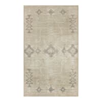 (B857) Honeybloom Astrid Printed Washable Accent Rug, 3x5