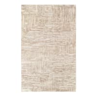 (A503) Crosby St. Stone Harbor Tan & Ivory Area Rug, 8x10