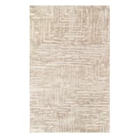 (A503) Crosby St. Stone Harbor Tan & Ivory Accent Rug, 3x5