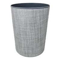 Winslow Grey Line Round Trash Bin, 10l