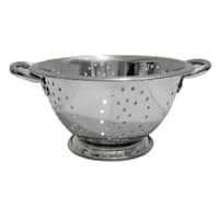 Silver Stainless Steel Colander, 3qt