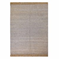 (B855) Found & Fable Element Natural Jute & Wool Woven Area Rug, 5x7