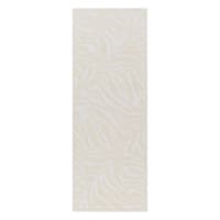 (B861) Crosby St. Lyna Ivory Zebra Design Washable Runner, 2x7