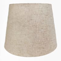 Ty Pennington Beige Linen Tapered Medium Table Lamp Shade, 14x14x10