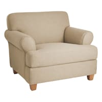 Honeybloom Brooke Accent Chair, Tan