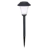 5-Lumen Solar Black Lennon Pathway Light