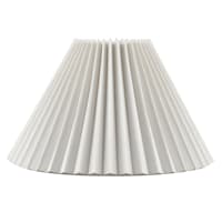 Honeybloom White Pleated Small Table Lamp Shade, 5x12x8