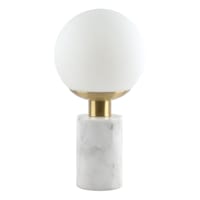 Crosby St. Marble Globe Uplight Lamp, 14"