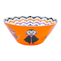 Orange Melamine Halloween Candy Bowl