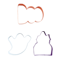 3-Piece Halloween Cookie Cutter Set