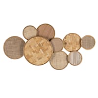 Honeybloom Round Geo Wall Decor, 38x19