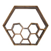 Honeybloom Wooden Wall Shelf, 20"