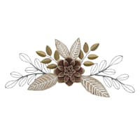 Honeybloom Metal Floral Wall Decor, 14x34