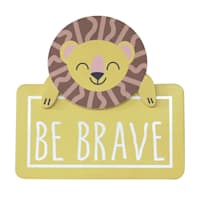 Tiny Dreamers Be Brave Lion Wall Decor, 10x9