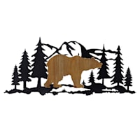 Ty Pennington Metal Bear Wall Decor, 12x18