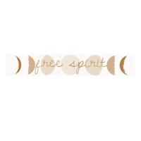 Free Spirit Canvas Wall Sign, 36x6
