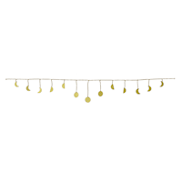 Metal Moon Wall Garland, 62"