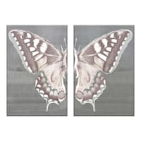 Laila Ali 2-Piece Butterfly Set Canvas Wall Art, 30x45