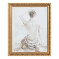 Providence Glass Framed Woman Print Wall Art, 16x20