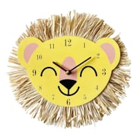 Tiny Dreamers Tiger Shaped Wall Clock, 12"