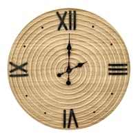 Ty Pennington Wooden Round Wall Clock, 24"