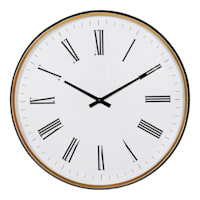 Providence Metal Round Wall Clock, 24"