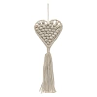 Heart Macrame Wall Decor, 6x13