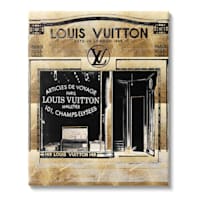 Fashion Store Front Canvas Wall Art, 16x12