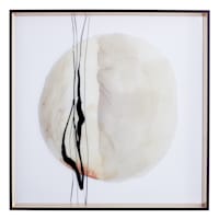 Crosby St. Glass Framed Modern Abstract Print Wall Art, 25"