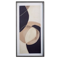 Crosby St. Glass Framed Modern Print Wall Art, 21x41