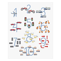 Tiny Dreamers Numbers Canvas Wall Art, 16x20