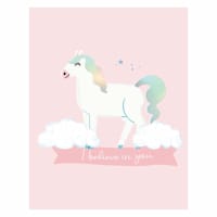 Tiny Dreamers Unicorn Canvas Wall Art, 11x14