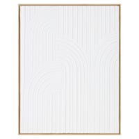 Crosby St Framed Abstract Canvas Wall Art, 22x28