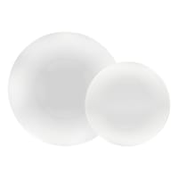 32-Count Plastic Contemporary Combo Dinner & Salad Plates