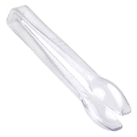 Set of 2 Clear Ice Tongs, 6"