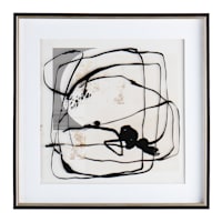 Crosby St. Glass Framed Abstract Print Wall Art, 25"