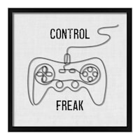 Control Freak Wall Decor, 17"