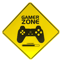 Game Zone Embossed Metal Wall Decor, 13"