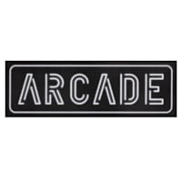 Arcade Matte Black Gloss Embellished Wall Decor, 24x8