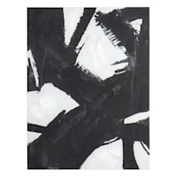 Crosby St. Black & White Abstract Canvas Wall Art, 30x40