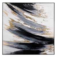 Crosby St. Framed Abstract Canvas Wall Art, 40"