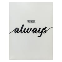 Ty Pennington Wonder Always Canvas Wall Sign, 12x16